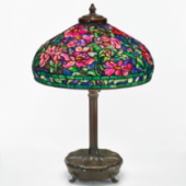 TIFFANY STUDIOS "PEONY" TABLE LAMP Estimate 180,000 — 240,000 USD