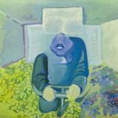 Maria Lassnig Brettl vorm Kopf, 1967 € 150.000–250.000