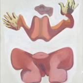 Maria Lassnig (Kappel am Krappfeld (Kärnten) 1919 - 2014 Wien)  TITEL SELBSTPORTRÄT ALS PROPHET, 1967 MATERIAL Öl auf Leinwand ABMESSUNGEN 125 x 105,2 cm (Bild) STANDORT Hamburger Kunsthalle REFERENZ Inv. Nr. HK-5313 DEPARTMENT Sammlung: Kunst der Gegenwart COPYRIGHT © Maria Lassnig Stiftung / © Hamburger Kunsthalle / bpk Foto: Elke Walford