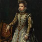Sanchez Alonso Coello Werkstatt Isabella Clara Eugenia von Spanien (1566-1633), nach 1579 Öl auf Leinwand; 117 × 92,5 cm
