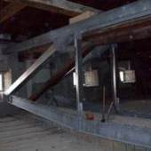 Salzburger Residenz, Dachgeschoss, Einbau von Stahlträgern im Jahr 2010 zur Behebung statischer Mängel im Deckenbereich von 1710, Aufnahme: Roswitha Juffinger