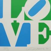 Robert Indiana / The Book of LOVE / 60 x 50,8 cm / 1996 / Siebdruck