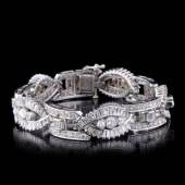 730  Exklusives Designer-Diamantarmband. Wohl Mitte 20. Jh. 30000 €