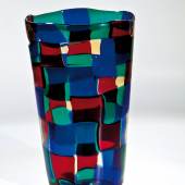 Vase „Pezzato“, Fulvio Bianconi (Entwurf), Venini, Murano, um 1950, Taxe 3.000- 3.300 € (7243-1)