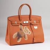 Hermès, 'Handtasche 'Birkin 35' mit Handbemalung von Nanou Herman'