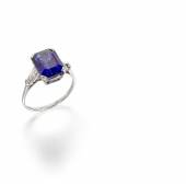 78, A sapphire and diamond ring, by Boucheron