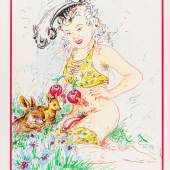 Lot-Nr: 7 Attersee, Christian Ludwig (*1940) Titel: Freundin Honolully, 1973
