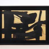 Franz Kline (1910-1962) Structure, 1951 Öl auf Papier auf Leinwand, 43,5 x 64 cm