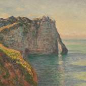 Bild: Claude Monet, The Cliff and the Porte d´Aval, 1885, Private Collection 