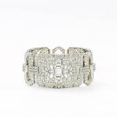  Art Deco Diamant-Armband  Wohl USA, um 1920  Ergebnis: 48.500 Euro   