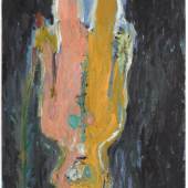 Georg Baselitz, Der Bote, 1984 Oil on canvas. 250 x 200 x 4cm © Georg Baselitz.