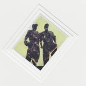 Cyprien Gaillard, Sober City (Jackie Robinson & Pee Wee Reese), Detail, 2015 Zweifach belichtetes Polaroidfoto, Aluminium und Plexirahmen 103 x 73 x 4,5 cm © Cyprien Gaillard; Courtesy the artist, Sprüth Magers & Gladstone Gallery
