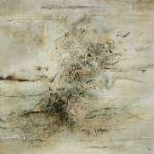 Zao Wou-Ki, Untitled, 1958, oil on canvas, 118.1 x 166.4 cm Estimate: HK$60,000,000 – 80,000,000 / Approx. US$7,700,000 – 10,000,000 Property of the Solomon R. Guggenheim Museum, sold to benefit the art fund