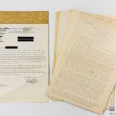 Los / Artikelnummer: 29 / 854210 Nürnberger Prozess gegen die Hauptkriegsverbrecher 1945/46 - Offizielle maschinenschriftliche Abschrift in deutscher Sprache des originalen,  Aufrufpreis: 600,00 €