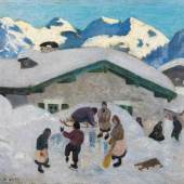 Lot 2033 Alfons Walde Eislauf, 1920/23 Öl auf Leinwand 54,5 x 60 cm Schätzpreis: 180 000 - 360 000 €