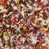 Lot 15 Lee Krasner Untitled signed with the artist's initials and dated '62 oil on paper mounted on linen 30 1/2 by 22 3/4 in. 77.5 by 57.8 cm. Estimate $120/180,000