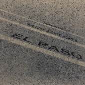 Lot 39 Ed Ruscha El Paso To Miami signed and dated 2000 on the reverse acrylic on linen 19 7/8 by 24 in. 50.5 by 61 cm. Estimate $200/300,000