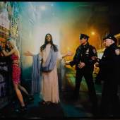 Lot 166 David LaChapelle 'Sermon' (from Jesus is My Homeboy) mural-sized digital chromogenic print, flush-mounted to aluminum, framed, a David LaChapelle studio label on the reverse, 2003 62 by 93 in. (157.5 by 236.2 cm.) Est. $20/30,000