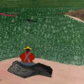 Lot 30 Milton Avery Raymond's Beach signed Milton Avery and dated 1944 (lower left) oil on canvas 27 3/4 by 35 3/4 inches (70.5 by 90.8 cm) Estimate $1/1.5 million © 2016 The Milton Avery Trust / Artists Rights Society (ARS), New York
