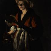 Adam de Coster A Young Woman Holding a Distaff Before a Lit Candle Estimate $1.5/2 million Sold for $4,850,000