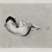 Lot 120 Edward Weston Nude On Sand mounted, signed and dated in pencil on the mount, 1936 7 5/8  by 9 5/8  in. (19.4 by 24.4 cm.) Estimate $200/300,000