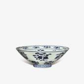 Property from an American Private CollectionA Fine Blue and White Lobed Fruit and Flower BowlXuande Mark and Period Diameter 8 ¾ in., 22.3 cm Est. $600/800,000 Sold for $ 852,500