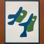 Jean Arp Les Deux soeurs Painted wood relief 29 3⁄4 by 23 7/8 in.; 75.6 by 60.7 cm Executed in 1927 Estimate $2.5/3.5 million