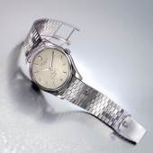 9697 Rolex, Fine and Very Rare White Gold and Diamond Set Automatic Wristwatch Ref 2526 (lot 992)