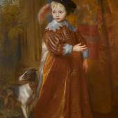 Lot 42 Property From A Private Collection Sir Anthony van Dyck Portrait Of Prince Willem II Of Orange As A Young Boy, With A Dog Oil on canvas 50 1/2  by 39 1/2  in.; 128.3 by 100.4 cm. Estimate $2/3 million Sold for $ 2,415,000