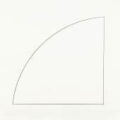Another Kind Of Language: Drawings By Sculptors From The Betsy Witten Collection Lot 19 Ellsworth Kelly Study for Curve II partially titled and dated 1973; signed on the reverse graphite on paper 33 3/4 by 33 3/4 in. 85.7 by 85.7 cm. Estimate $350/450,000