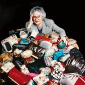 9828 Judith Leiber with Handbags - 1994 (Credit Gordon Munro, Courtesy of The Leiber Collection)