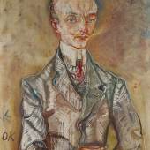 9930 Lot 21, Oskar Kokoschka, Joseph de Montesquiou-Fezensac, Oil on canvas, 1910 RECORD FOR THE ARTIST AT AUCTION