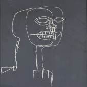 Jean-Michel Basquiat Untitled 1988 Oil stick and acrylic on plywood 106.7 by 91.4 cm | 42⅛