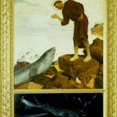 Arnold Böcklin Der heilige Antonius predigt den Fischen, 1892 Öl auf Holz, 152 x 105 cm Leihgabe im Kunsthaus Zürich