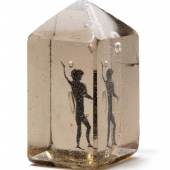 So genannter „Teufel im Glas“ (729 KB) 1. Hälfte 17. Jahrhundert Glas, Metall, H. 6,6 cm, B. 3,5 cm © Kunsthistorisches Museum Wien 