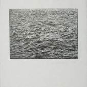 Vija Celmins Ocean Surface Woodcut 1992, 1992 Holzschnitt auf Papier / Woodcut on paper 49,5 x 39,4 © Vija Celmins Courtesy The Grenfell Press