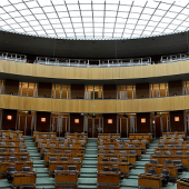 Nationalrats-Sitzungssaal im österreichischen Parlament