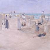 3. Max Liebermann, Am Strand von Noordwijk, 1908, Öl/Lw.: 65,5 x 79,5 cm, Wuppertal, Von der Heydt-Museum