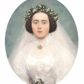  Gustav Klimt, Marie Kerner von Marilaun als Braut im Jahr 1862, 1891-1892  © Belvedere, Wien 2018 