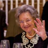 Dr. Elisabeth Leopold (Vorstand Leopold Museum) bei der Feier zu ihrem 85. Geburtstag