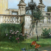 Rudolf Ribarz  „Tor im Belvedere“, um 1894
