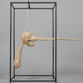 ALBERTO GIACOMETTI, LE NEZ, 1947-49 Gips 43,6 × 9 × 61,6 cm Fondation Giacometti, Paris © Succession Alberto Giacometti / 2018, ProLitteris, Zurich