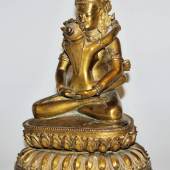 Los Nr. 654 | A294 0654-Der Bodhisattva Samantabhadra mit seiner Gefährtin, tantrische Bronzeplastik, Nepal 18./19. Jh. Limit: € 700 Taxe: € 2500-3000