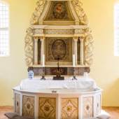  R. Rossner, Deutsche Stiftung Denkmalschutz Breesen Altar Viel Charme entwickelt der Altar der Dorfkirche von Breesen, wenn durch die hohen Fenster Licht in den Chorraum einfällt