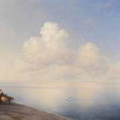 118001492 IWAN AIWASOWSKI Ruhige See, 1887. Öl auf Leinwand