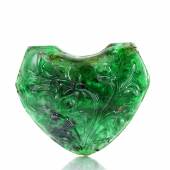 A large carved emerald, North India, circa 1800 (est. £30,000-50,000)