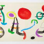 À toute épreuve - Joan Miró Paul Éluard, Genéve,Cramer,1958. Illustrated book of 80 woodcuts in colours or in black.