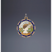 A. Aardewerk Antiquair. Juwelier b.v.  LluÌs Masriera (1872-1958)  Art Nouveau Pendant
