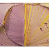 Felix Rehfeld, Großer Gelbschein 2019, Öl auf Leinwand, 180x400cm
