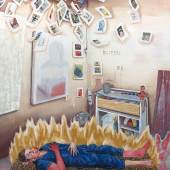 Adam Lupton - 32 Artists 1Pyre, 2021, Oil on canvas, 66x80in/167.5cmx203cm  Continue reading at https:/www.somos-arts.org/adam-lupton/ | SomoS
